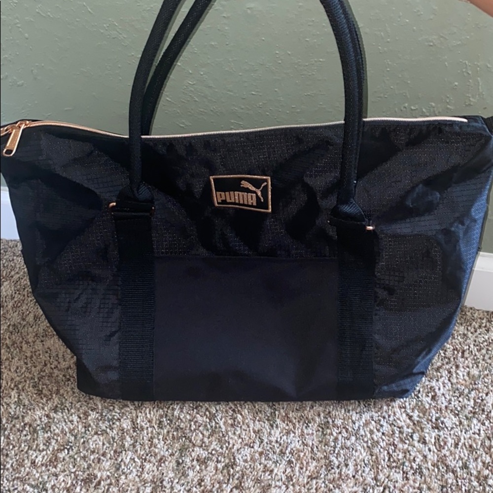 PUMA black sport bag